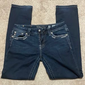 Miss Me Mid-Rise Easy Straight Jeans